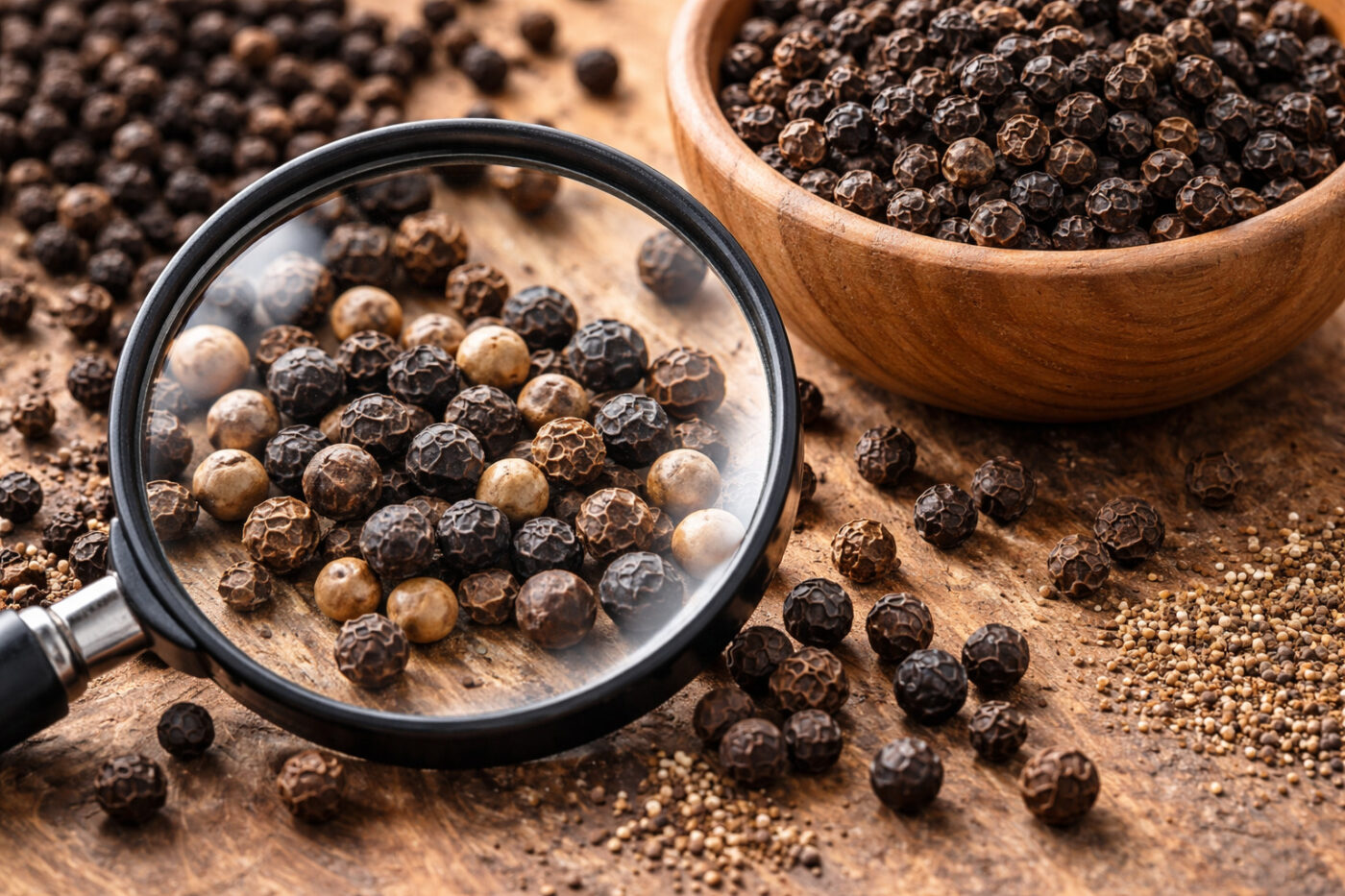 Pfeffer-Fälschungen erkennen